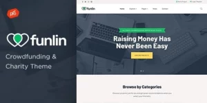 Funlin Crowdfunding Charity Theme 1.7破解版主题