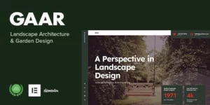 Gaar Landscape Architecture Garden Design WP Theme 1.0.0破解版主题