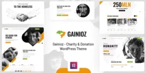 Gainioz Charity Donation WordPress Theme 1.0.0破解版主题