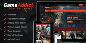 Game Addict Clan War Gaming Theme 3.5破解版主题