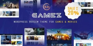 Gamez Best WordPress Review Theme For Games