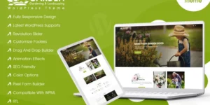 Garden Gardening and Landscaping WordPress Theme 1.0.0破解版主题