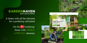 Garden Landscape Gardening WordPress Theme 2.8破解版主题
