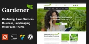 Gardener Lawn and Landscaping WordPress Theme 1.5破解版主题