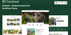 Gardenet Gardening Responsive WordPress Theme 1.0.1破解版主题