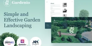 Gardenio Simple and Effective Garden Landscaping Template for WordPress Theme 1.0.0破解版主题