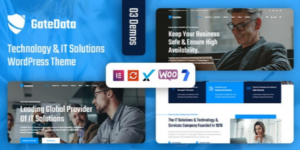 GateData IT Solutions Technology WordPress Theme 1.0.0破解版主题