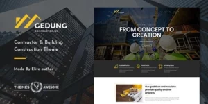 Gedung | Contractor Building Construction Theme 1.3破解版主题