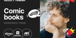 Geeky Reader WordPress Comic Books Theme WordPress Theme 1.0.1破解版主题