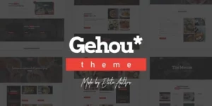 Gehou A Modern Restaurant Cafe Theme 1.1.4破解版主题