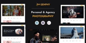 Genphy Photography WordPress Theme 1.0.0破解版主题