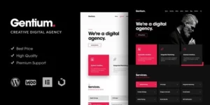 Gentium A Creative Digital Agency WordPress Theme 1.2.3破解版主题