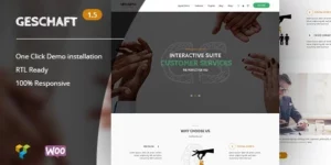 Geschaft Business WooCommerce WordPress Theme 1.5破解版主题