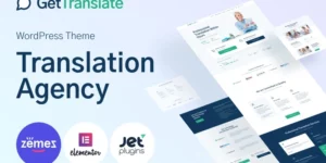 GetTranslate Translation Agency WordPress Theme 1.0.1破解版主题