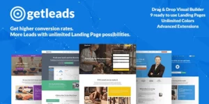 Getleads High-Performance Landing Page WordPress Theme 2.4破解版主题