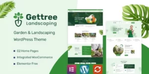 Gettree – Garden Landscaping WordPress Theme 1.1.4破解版主题