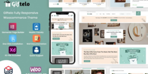 Giftelo Handmade Gift Photo Art Elementor WooCommerce Theme 1.0破解版主题