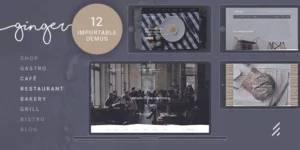 Ginger Restaurant WordPress Theme 1.3.5破解版主题