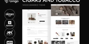 Gingo Cigars and Tobacco WordPress Theme 1.0.1破解版主题