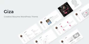Giza Creative Resume WordPress Theme 1.0.0破解版主题