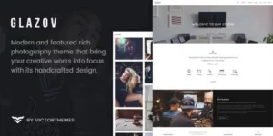 Glazov Photography WordPress Theme 1.5破解版主题