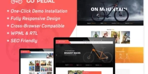 Go Pedal Cycling WordPress Theme 1.0.0破解版主题