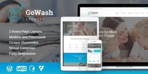 GoWash | Dry Cleaning Laundry Service WordPress Theme 1.2.2破解版主题