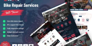 Gogrin Bike Repair Service WordPress Theme 1.0.0破解版主题