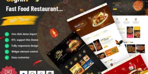 Gogrin- Fast Food Restaurant WordPress Theme 1.0.0破解版主题
