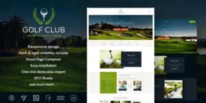 Golf Club Sports Events WordPress Theme 1.4.3破解版主题