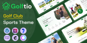 Golftio Golf Club Sports WordPress Theme 1.0.0破解版主题