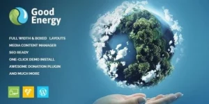 Good Energy Ecology Renewable Power Company WordPress Theme 1.6破解版主题