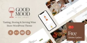Good Mood  – Wine Shop WordPress Theme 1.0破解版主题