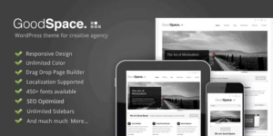 Good Space Responsive Minimal WP Theme 1.20破解版主题