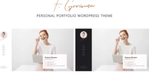 Gorman Personal Portfolio WordPress Theme 1.0破解版主题