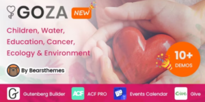 Goza Nonprofit Charity WordPress Theme 1.3破解版主题