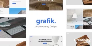 Grafik Architecture and Design Portfolio Theme 3.3破解版主题