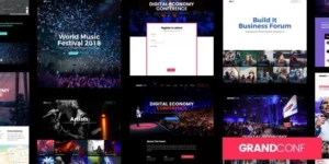 Grand Conference | Event WordPress 5.2破解版主题