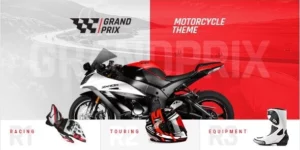 GrandPrix Motorcycle WordPress Theme 1.4破解版主题