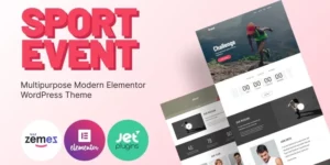 Granul Sport Event Multipurpose Modern WordPress Elementor Theme WordPress Theme 1.0.1破解版主题
