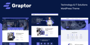 Graptor Technology IT Solutions WordPress Theme 1.0破解版主题