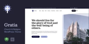 Gratia Church Religion WordPress Theme 1.1破解版主题