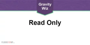 Gravity Forms Read Only 1.9.18破解版插件