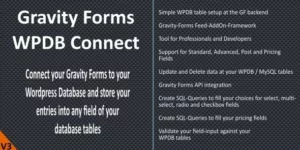 Gravity Forms WPDB / MySQL Connect 3.8.0破解版插件