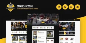 Gridiron | American Football NFL Superbowl Team WordPress Theme 1.0.2破解版主题