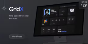 Gridx Personal Portfolio WordPress 1.0.0破解版主题