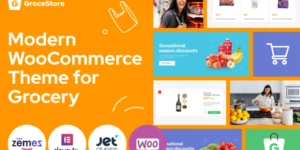 GroceStore Bright And Attractive Grocery eCommerce Website WooCommerce Theme 1.0.0破解版主题