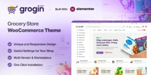 Grogin Grocery Store WooCommerce WordPress Theme 1.0.8破解版主题