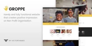 Groppe Nonprofit WordPress Theme 2.4破解版主题