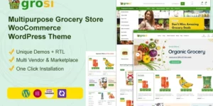 Grosi Grocery Store WooCommerce WordPress Theme 1.1.9破解版主题